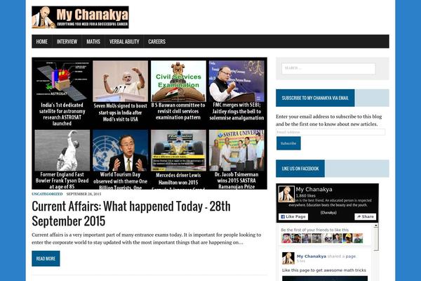 MH Newsdesk lite theme site design template sample