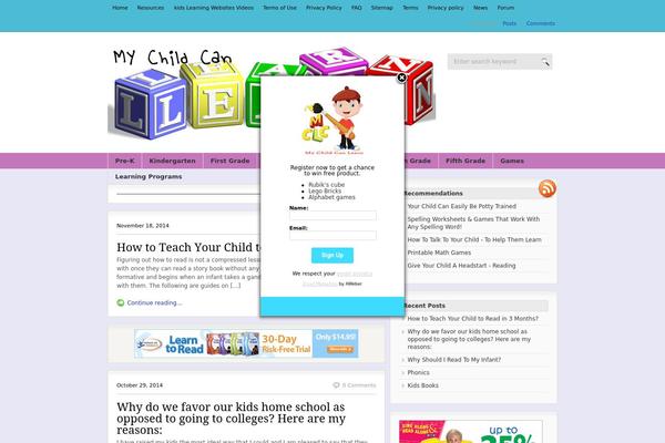 Fresh News theme site design template sample