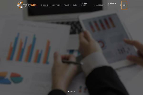 Sahifa theme site design template sample