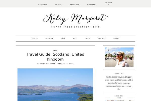 Letsblog theme site design template sample