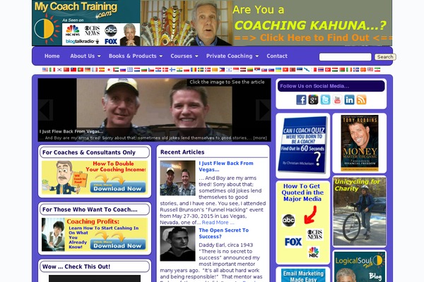 mycoachtraining.com site used Myinstantthemeb