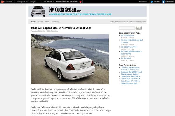 Coda theme site design template sample