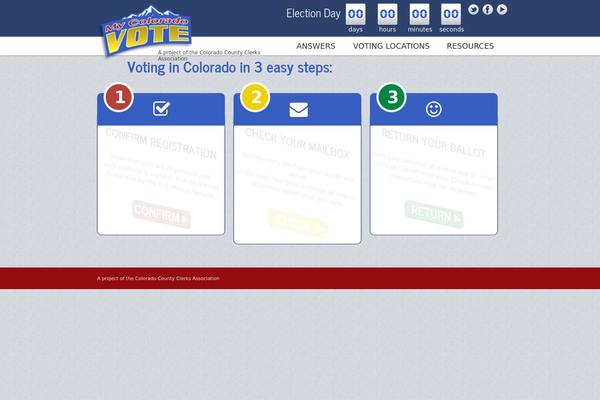 mycoloradovote.org site used Baractic