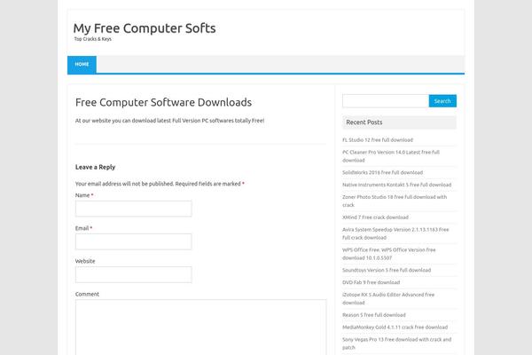 SmartAdapt theme site design template sample