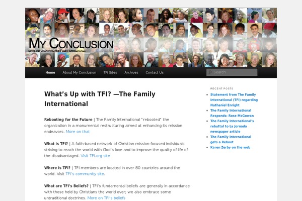 Twenty Eleven theme site design template sample