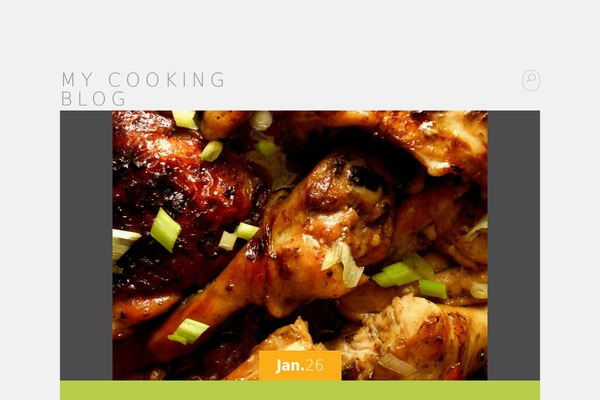 Serene theme site design template sample