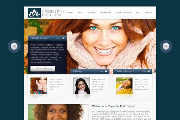 Ventura theme site design template sample