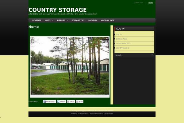 mycountrystorage.com site used Reflecta