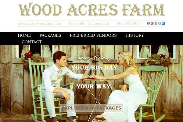 Wedding theme site design template sample