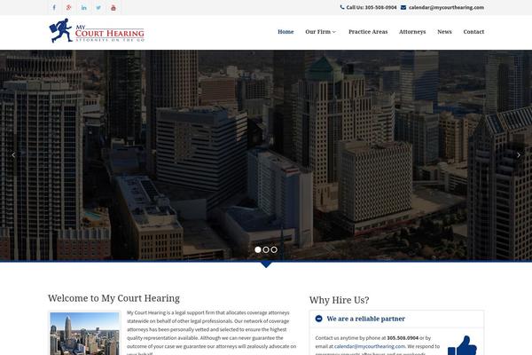 Site using Barrister-portfolio plugin