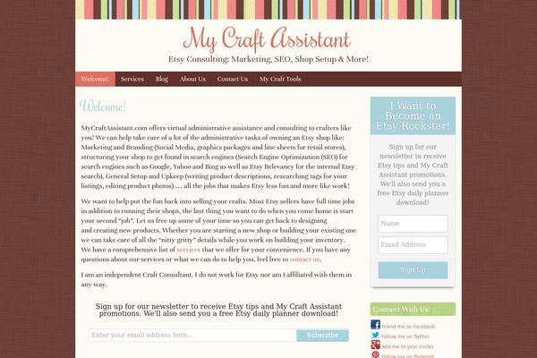 Scrappy theme site design template sample