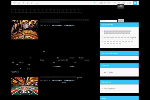 A8c theme site design template sample