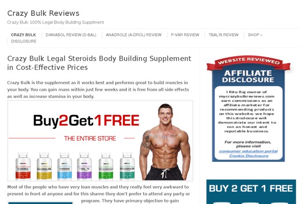 mycrazybulkreviews.com site used Leaf