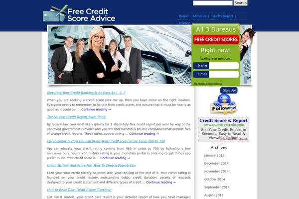 archfreecredit theme websites examples