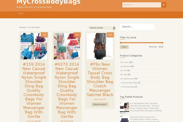Store theme site design template sample