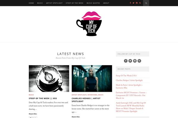 Hemlock theme site design template sample
