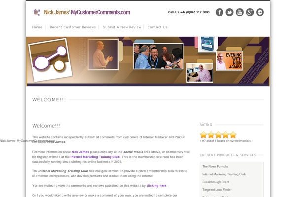 Site using Bobb_testimonials plugin