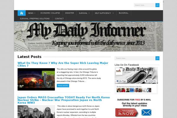 HappenStance theme site design template sample
