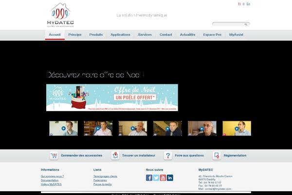 mydatec.com site used Adesio