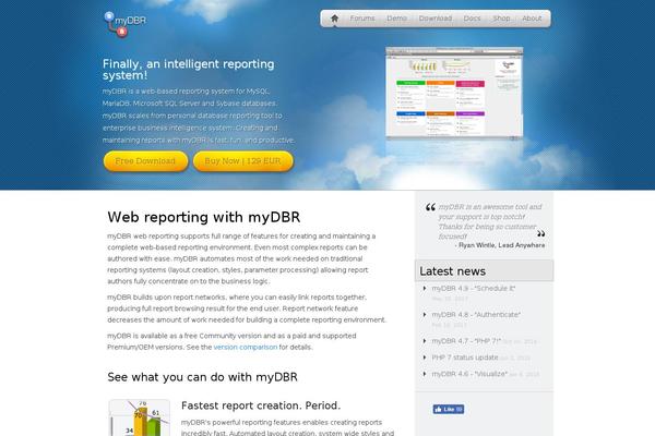 mydbr.com site used Booster