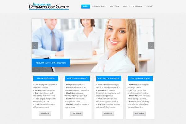 Gamma theme site design template sample