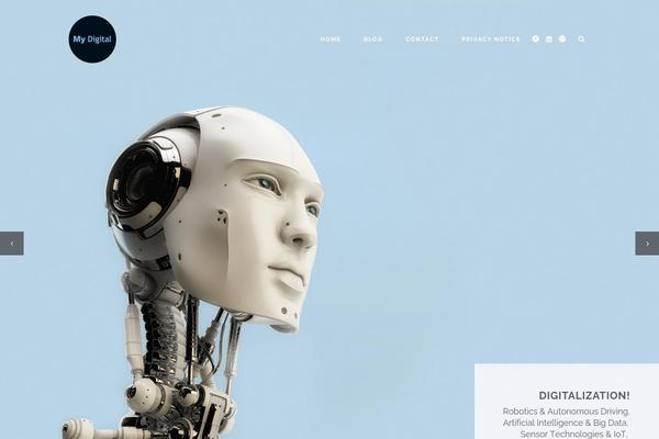 Stockholm Child theme site design template sample