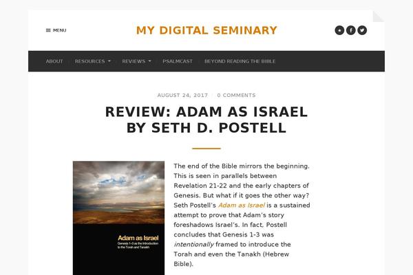 Hoffman theme site design template sample