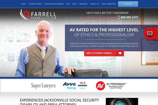 Universal theme site design template sample