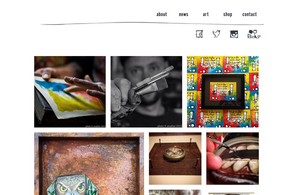 Site using Flickr Photostream plugin