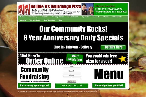 mydoubledspizza.com site used Wpremix