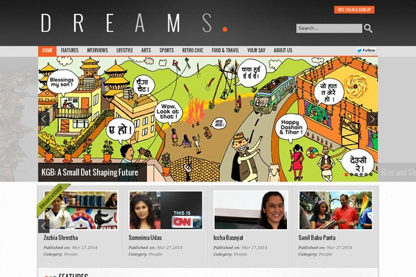Newsup theme site design template sample
