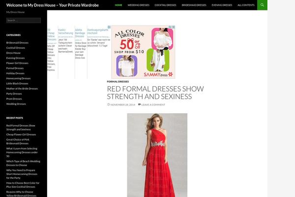 Twenty Fourteen theme site design template sample