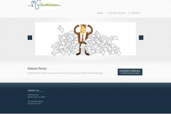 Columbia theme site design template sample