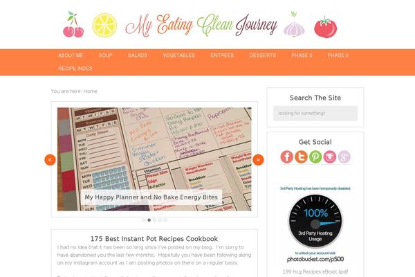 myeatingcleanjourney.com site used Recipepro