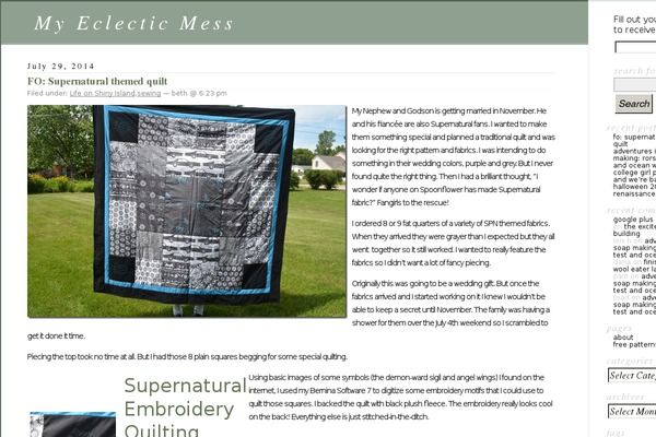 Classic theme site design template sample