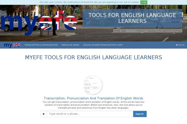 myefe.com site used Myefe