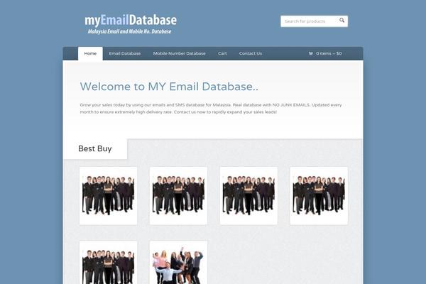 Wootique theme site design template sample