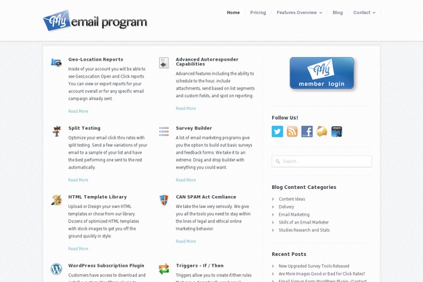 Canvaschild theme site design template sample