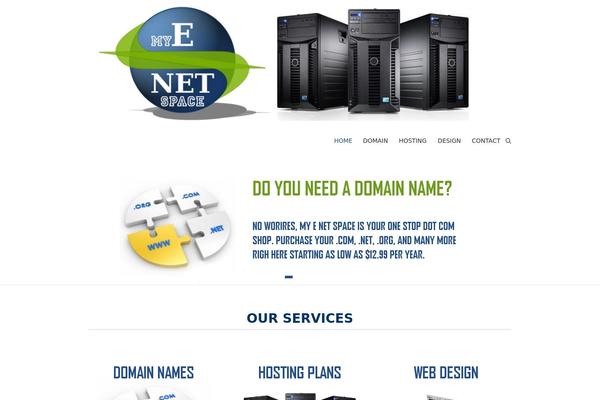 Esteem theme site design template sample