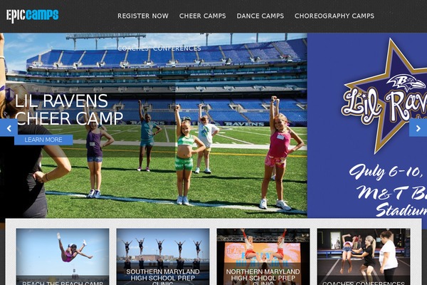 myepiccamps.com site used Wp_olympic5-v1.1