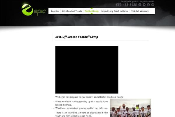 myepicmodel.com site used Epic-theme