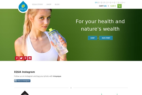 equa theme websites examples