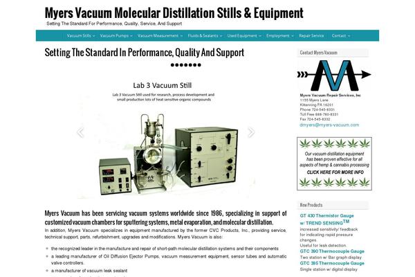 myers-vacuum.com site used Tempera