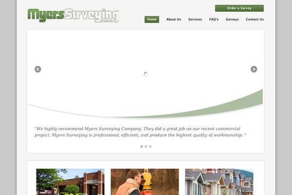 myerssurveying.com site used Myers
