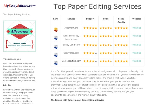 myessayeditors.com site used Flat