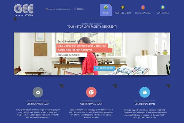 Maestro theme site design template sample