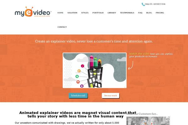 Boo theme site design template sample