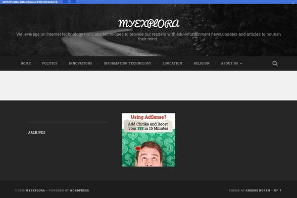 Baskerville theme site design template sample