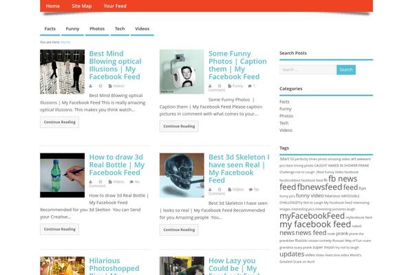 MesoColumn theme site design template sample