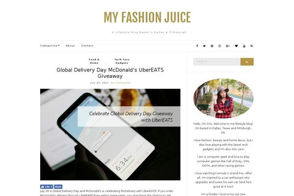 Olsen Light theme site design template sample